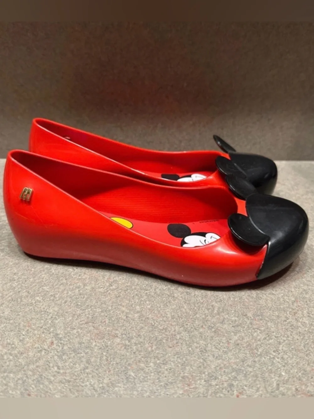 Mini Melissa Ultragirl + Mickey and Friends Red Ballet Flats